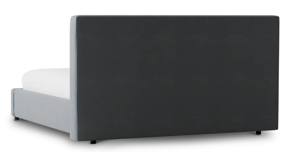 Grayton Lucy Navy 44" Upholstered Platform Bed Grayton Lucy Navy 44" Upholstered Platform Bed