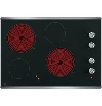 Ge 3030 Series Stainless Steel 30" Electric Cook Top
