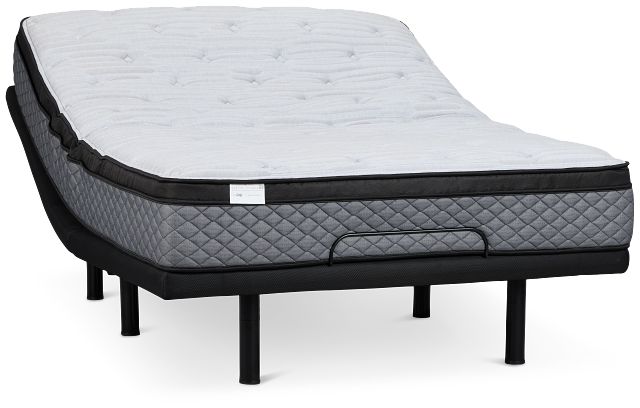 Kevin Charles By Sealy Essential Plush Elite Adjustable Mattress Set