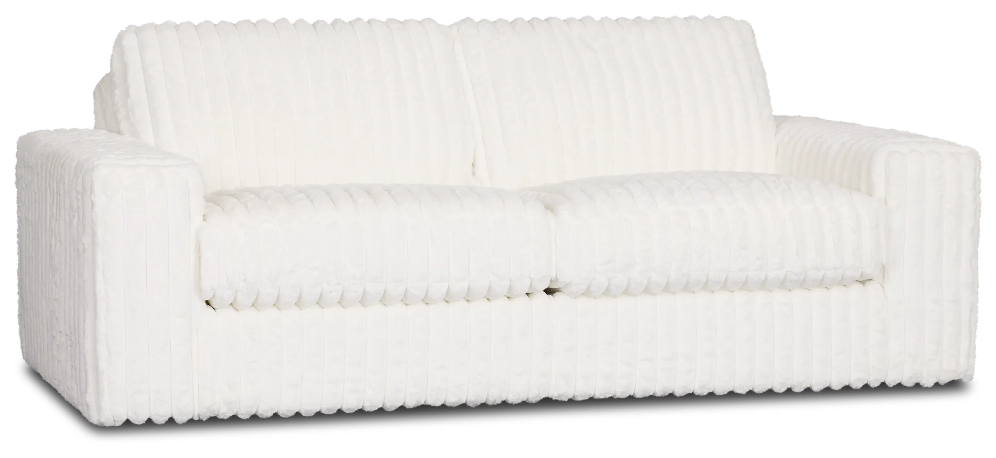 Teddy White Fabric Sofa