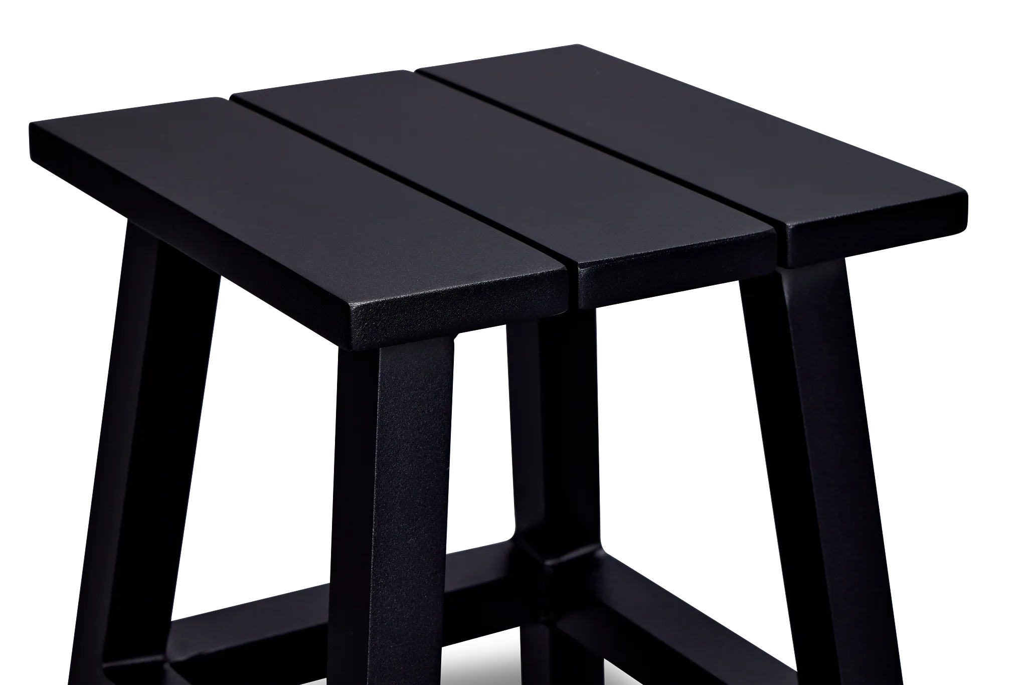 Barbados Black Square Accent Table