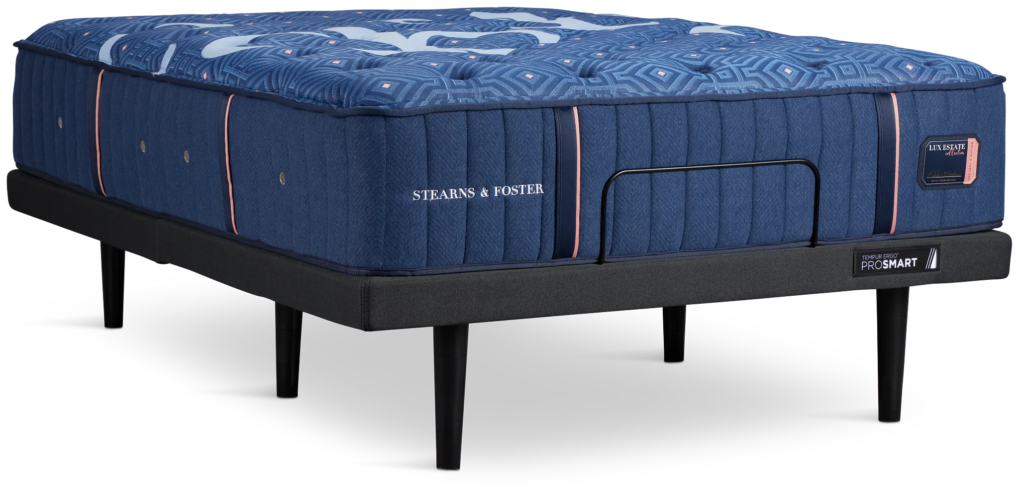 Stearns & Foster Lux Estate Medium Ergo Prosmart Adjustable Mattress Set