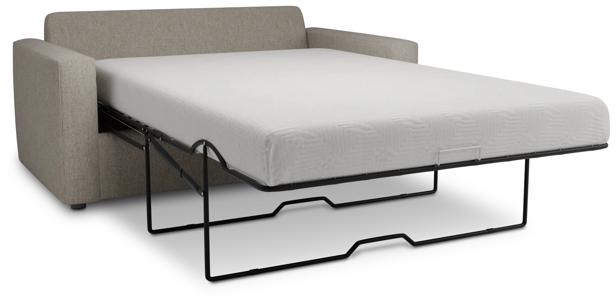 Siesta Elevation Khaki Fabric Memory Foam Sleeper