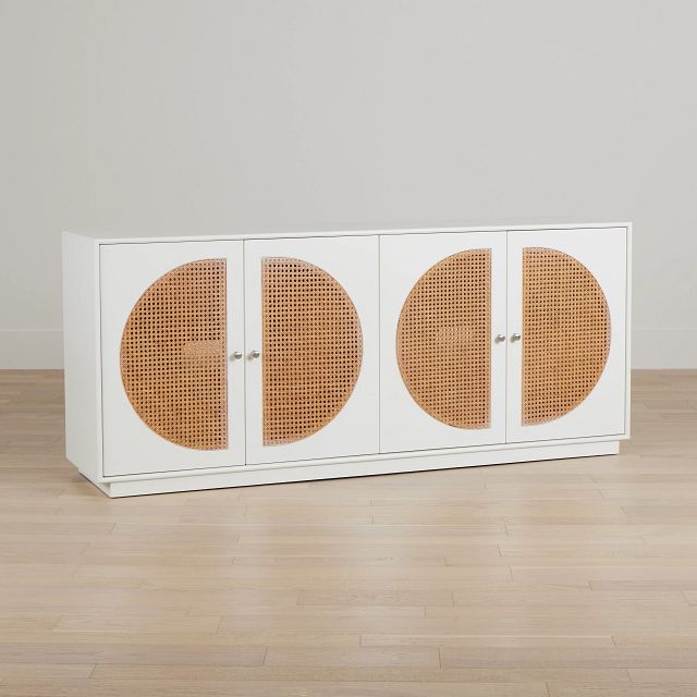 Malibu White Credenza