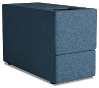 Citymod Blue Fabric Itable Media Console With Storage Drawer