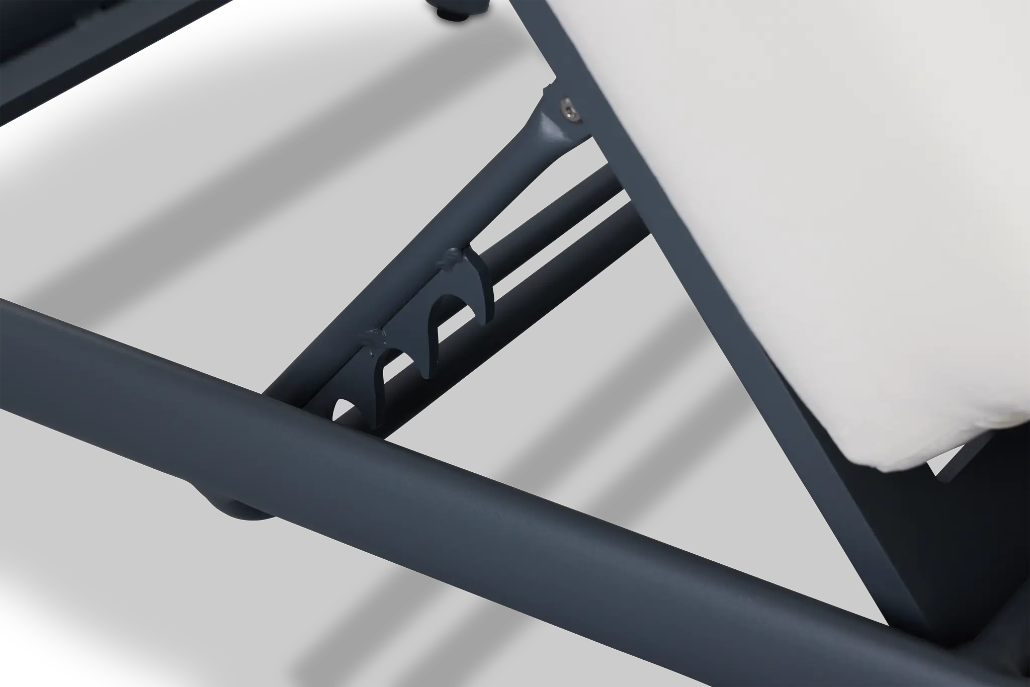 Tortuga Gray White Cushioned Chaise Tortuga Gray White Cushioned Chaise