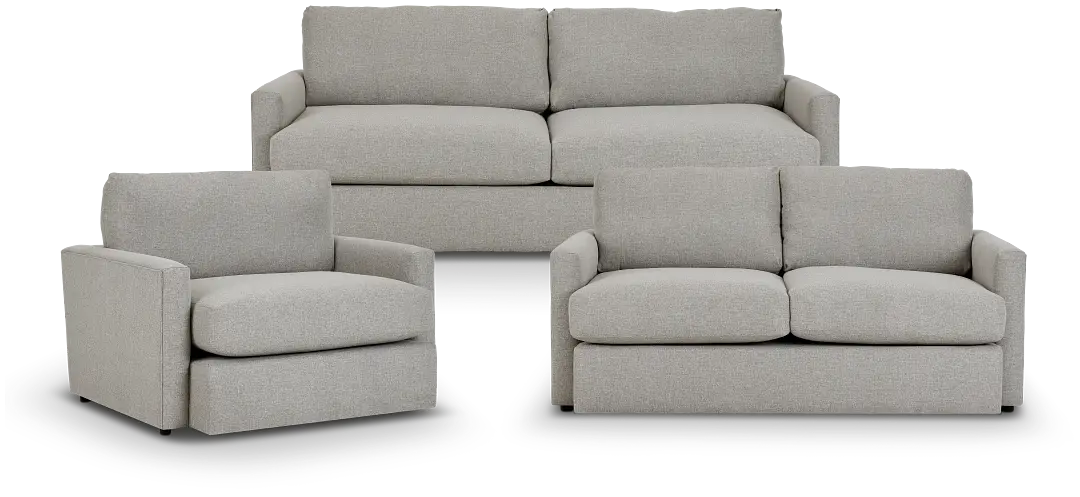 Noah Khaki Fabric Living Room Noah Khaki Fabric Living Room