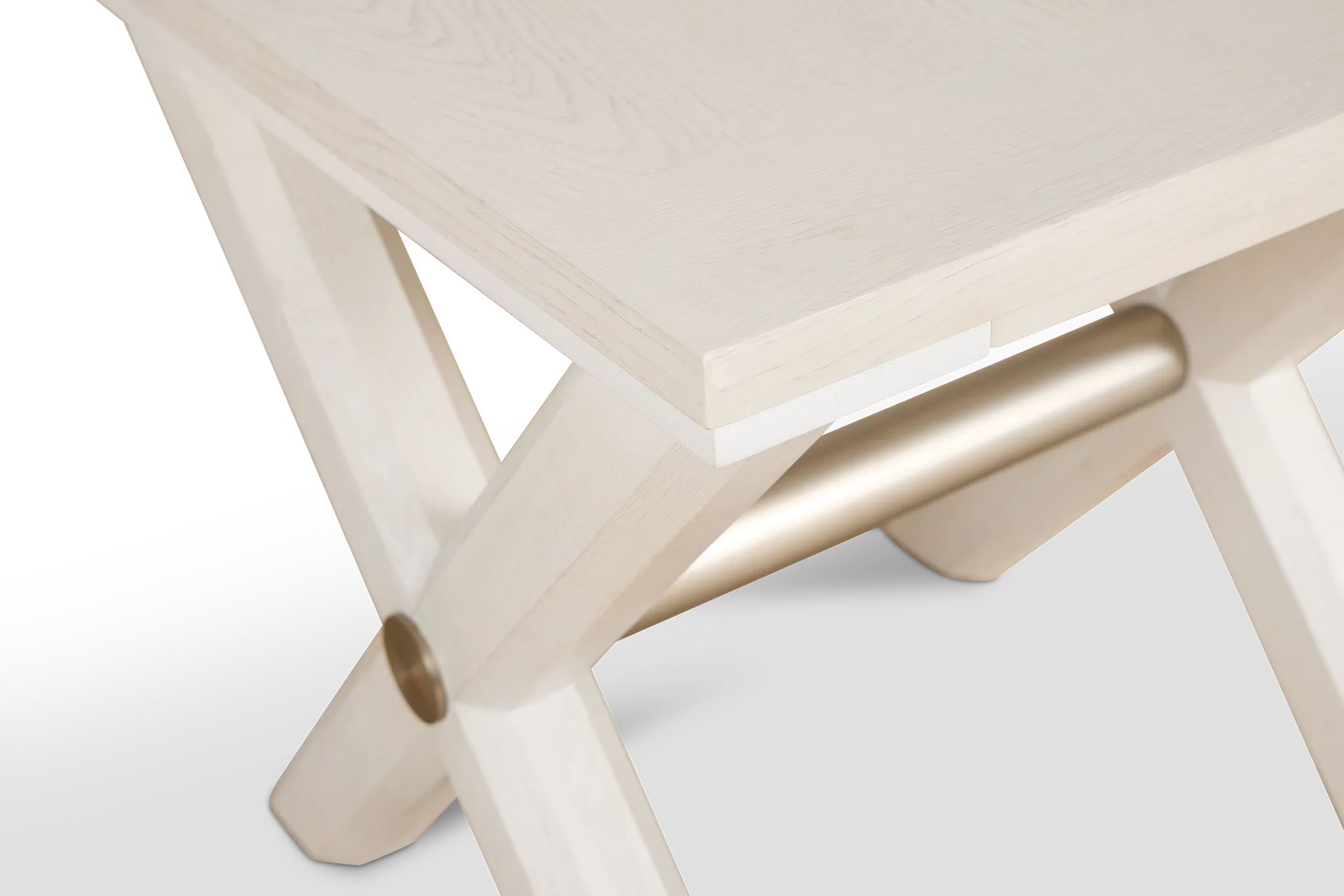 Brookside White End Table
