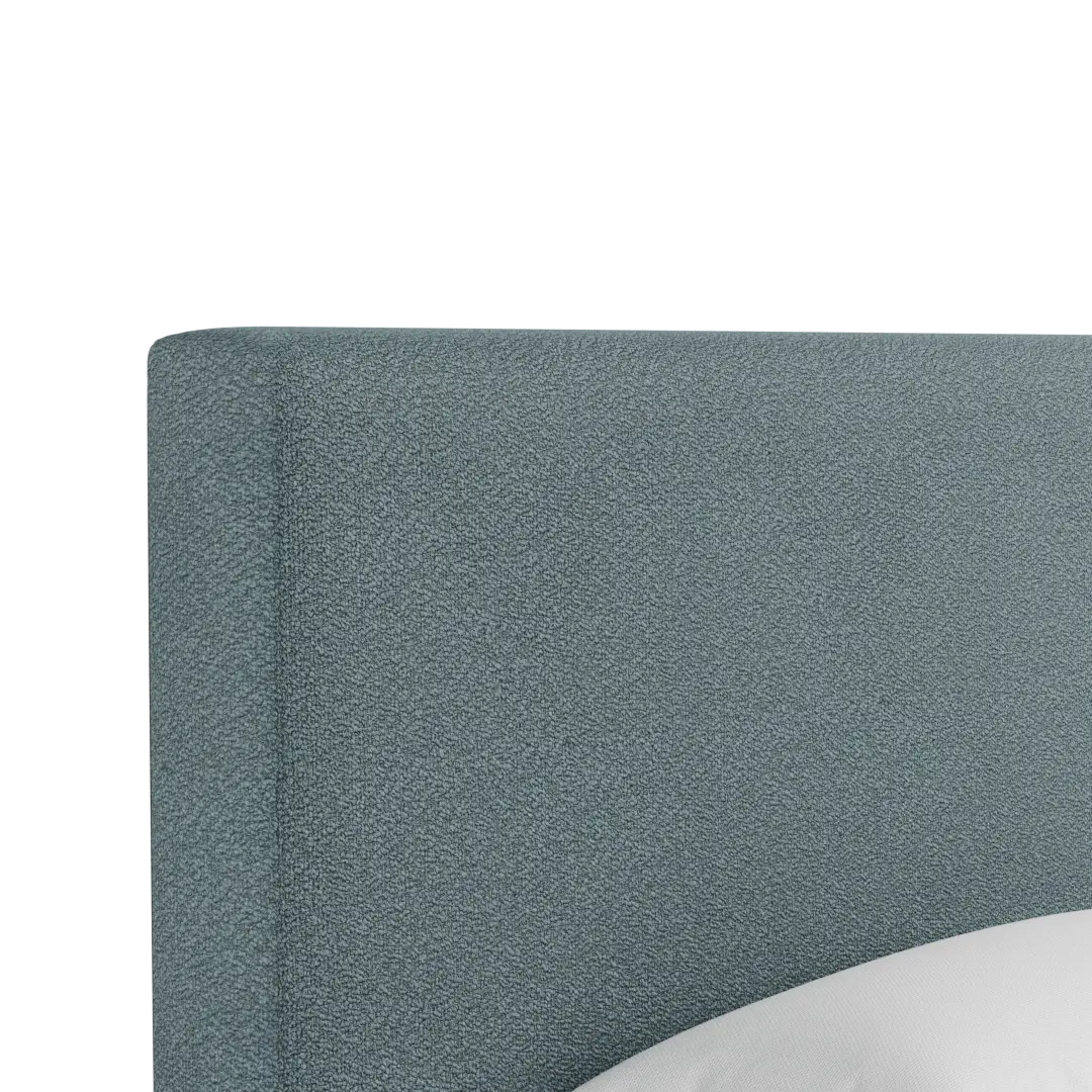 Grayton Sutton Blue 54" Upholstered Platform Bed Grayton Sutton Blue 54" Upholstered Platform Bed