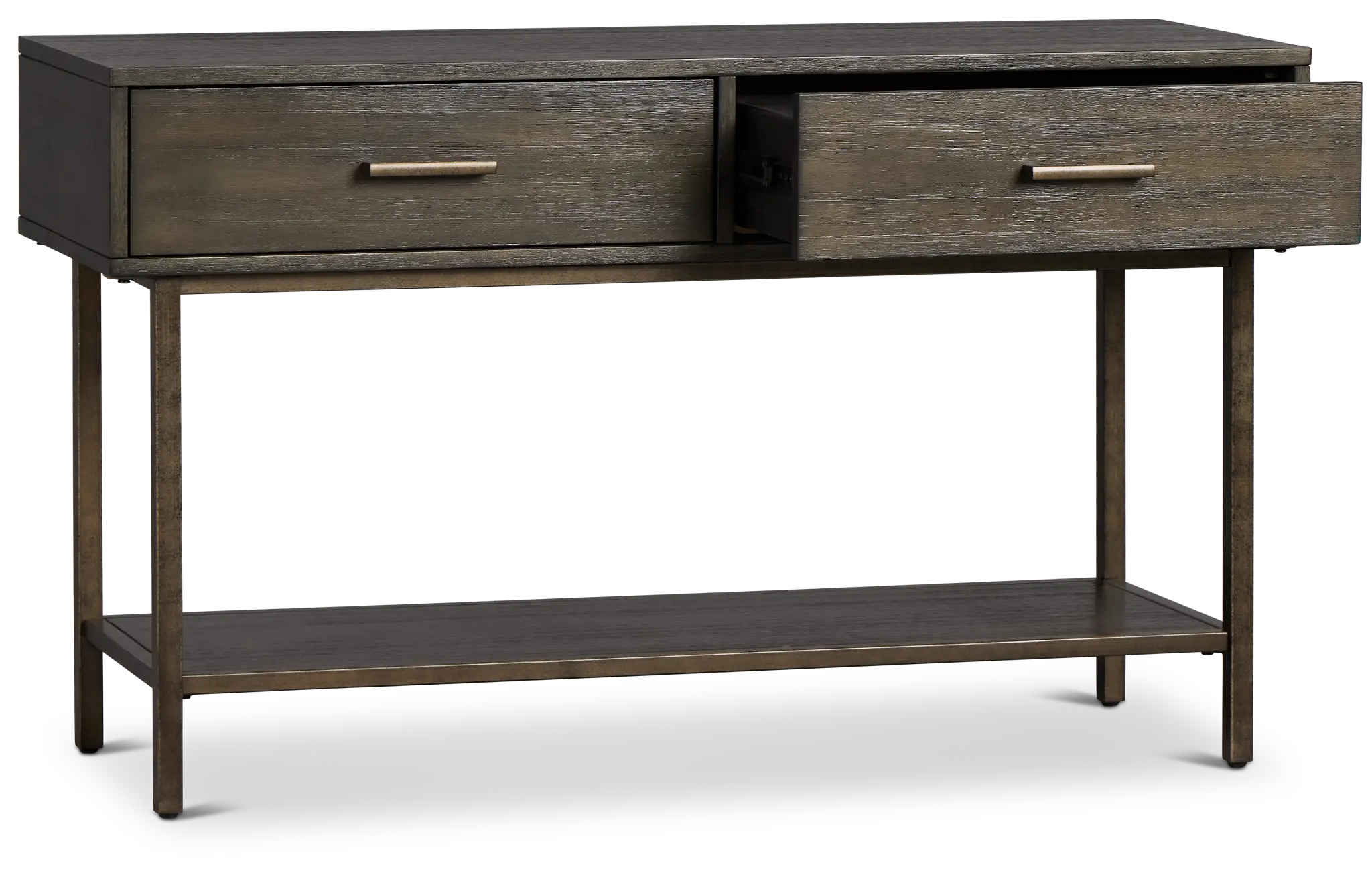 Fulton Dark Tone Wood Storage Sofa Table Fulton Dark Tone Wood Storage Sofa Table