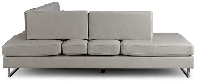 Alec Light Gray Micro Left Chaise Sectional (2)
