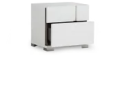 Santino White Nightstand