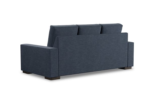 Edgewater Elevation Dark Blue 84" Sofa W/ 3 Cushions