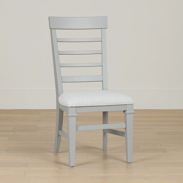 Cape Cod Gray Upholstered Side Chair