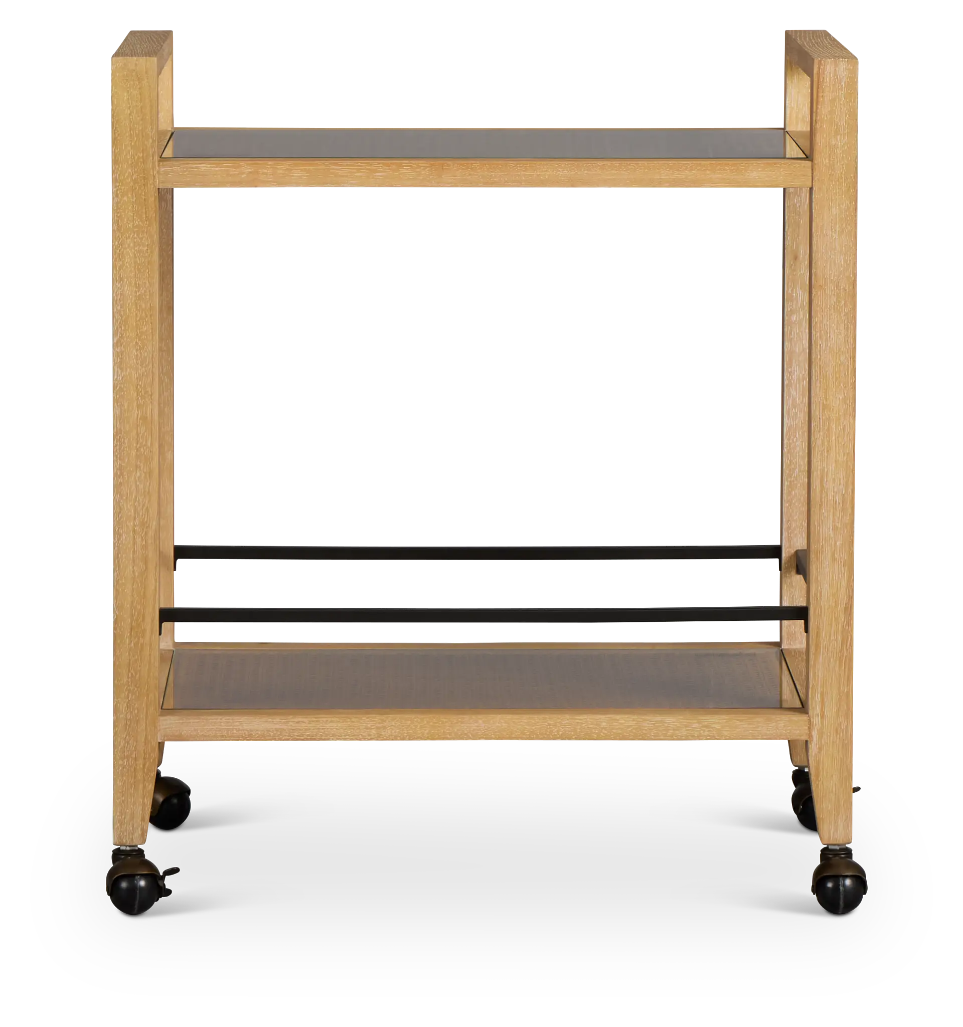 Nantucket Light Tone Woven Bar Cart Nantucket Light Tone Woven Bar Cart