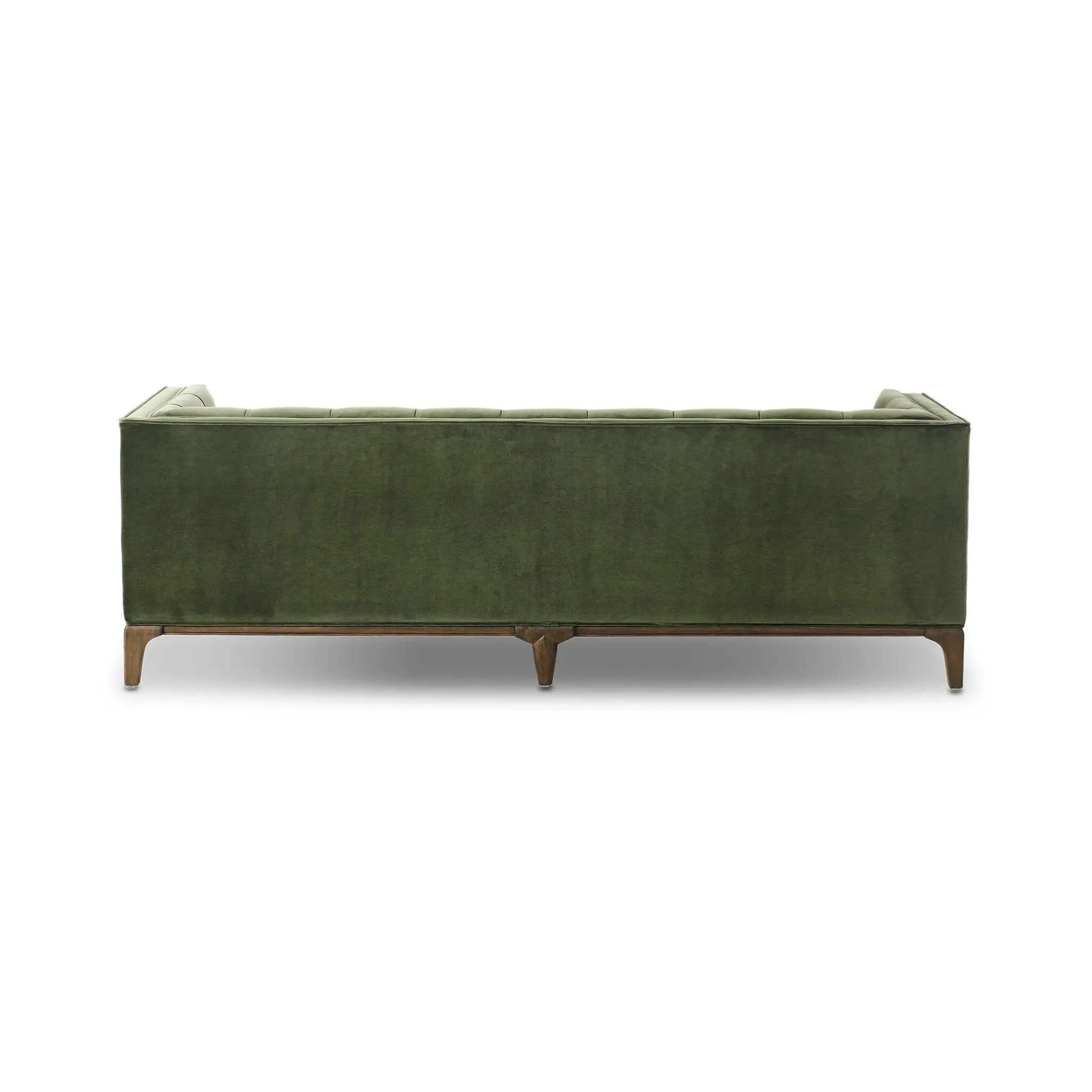 Four Hands Daren Dark Green Velvet Sofa Four Hands Daren Dark Green Velvet Sofa