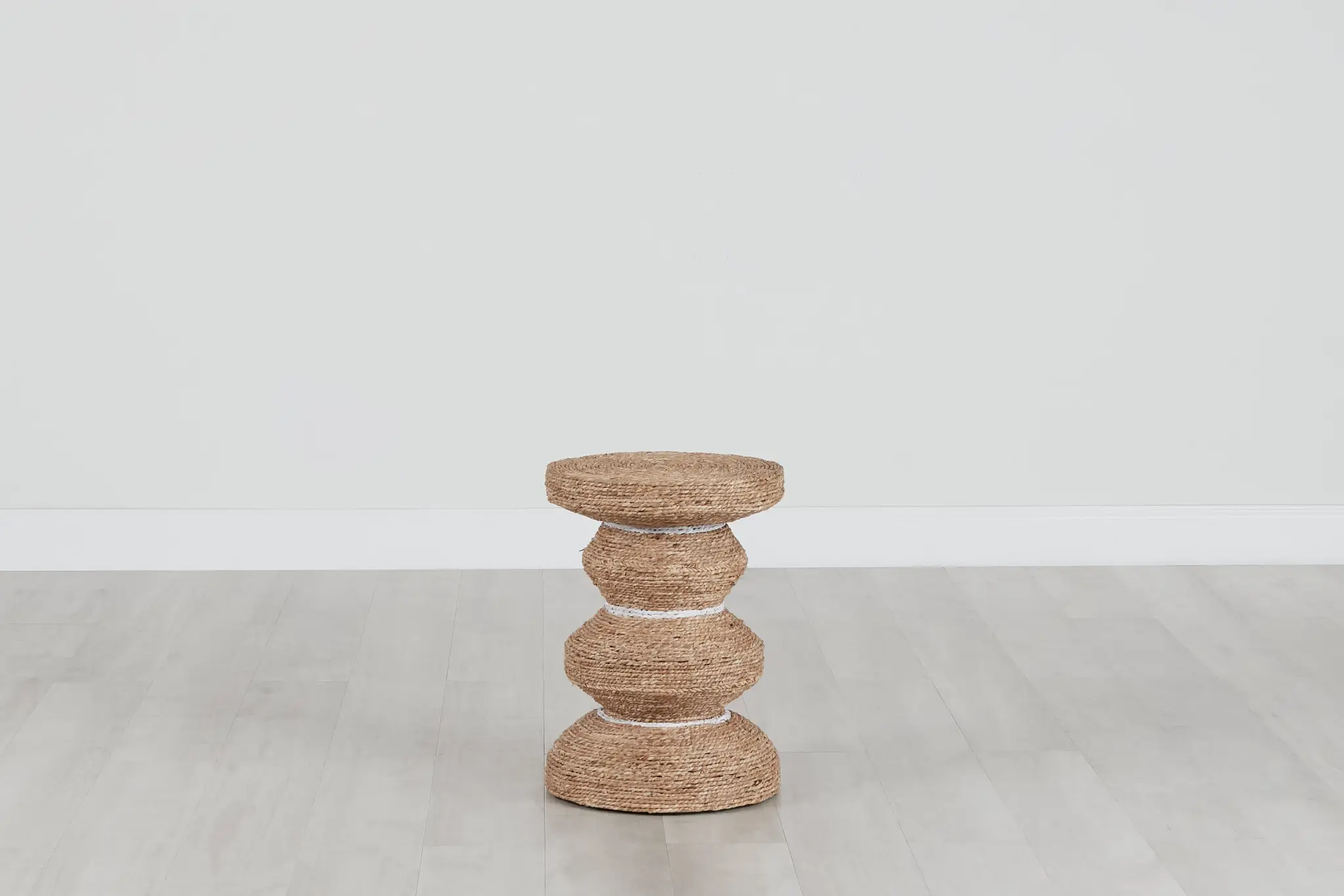 Maddie Light Tone Woven Accent Stool Maddie Light Tone Woven Accent Stool