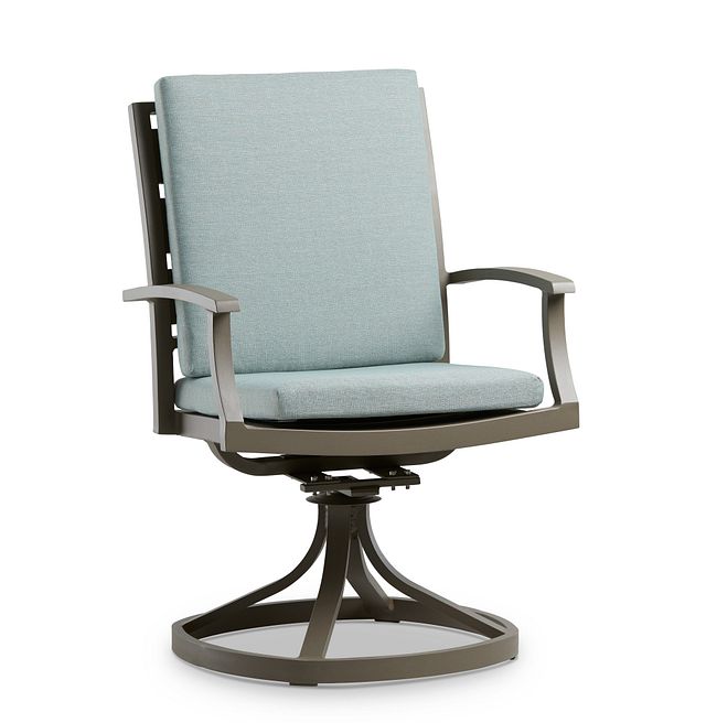 Raleigh Teal Swivel Arm Chair (0)