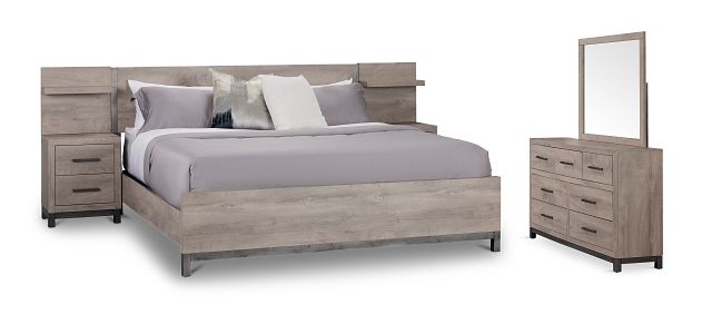 Evanston Gray Wall Bedroom