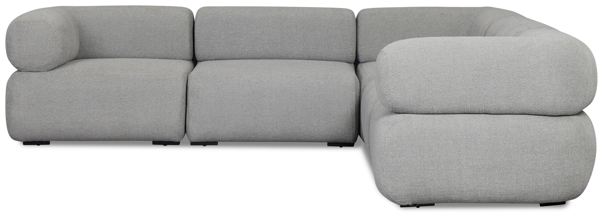 Celeste Light Gray Fabric 5-piece Modular Sectional Celeste Light Gray Fabric 5-piece Modular Sectional