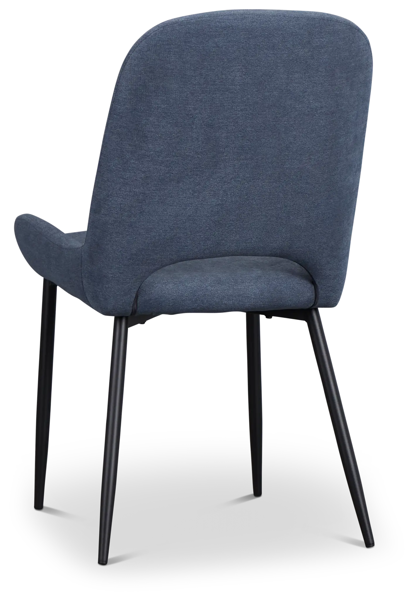 Brela Dark Blue Upholstered Side Chair Brela Dark Blue Upholstered Side Chair