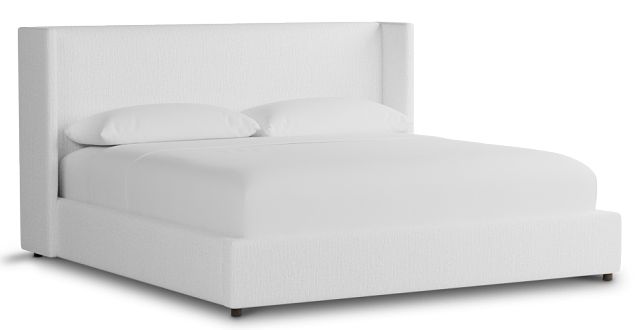 Captiva Revenue White 48" Upholstered Shelter Bed