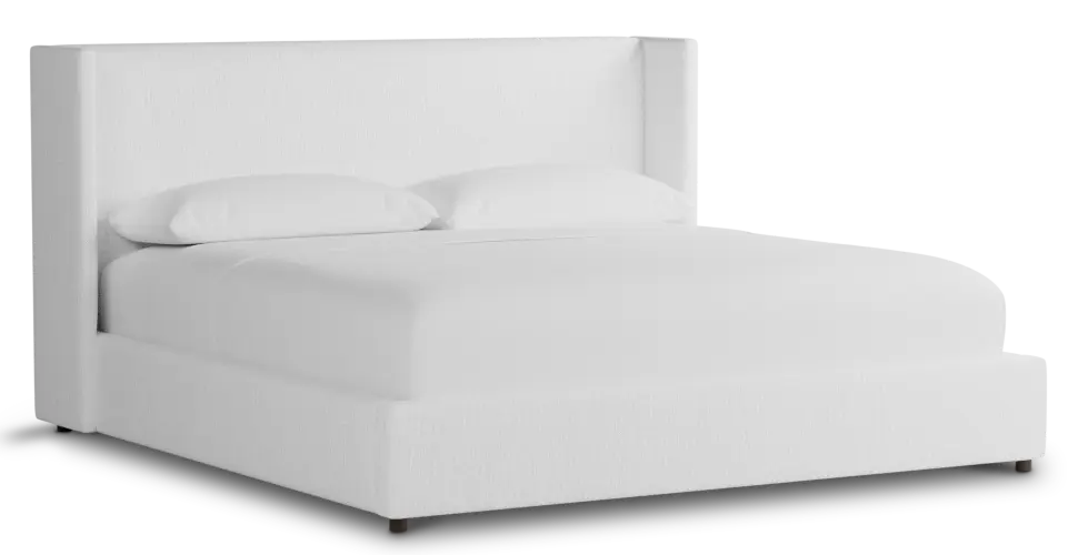 Captiva Revenue White 48" Upholstered Shelter Bed Captiva Revenue White 48" Upholstered Shelter Bed