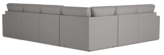 Citymod Light Gray Fabric Medium Two-arm Sectional
