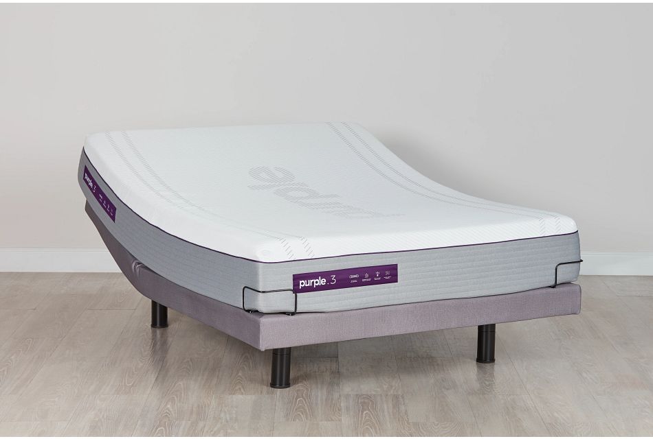 Purple Premier 3 Hybrid Adjustable Mattress Set Mattresses Adjustable Mattress Sets City Furniture
