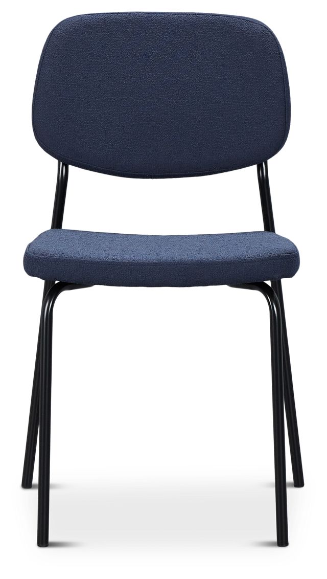 Andover Dark Blue Upholstered Side Chair