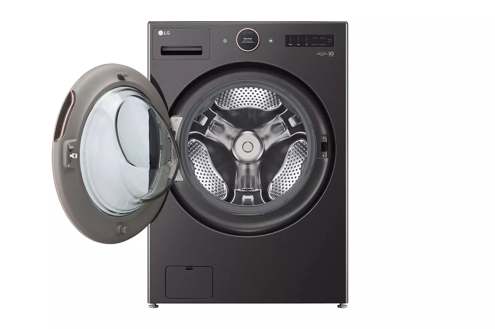 Lg 6500 Series Black Front Load Washer
