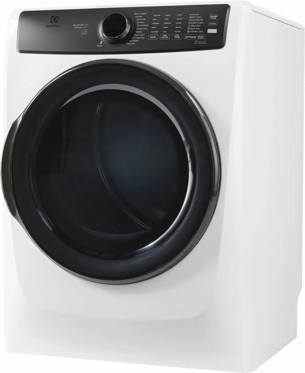 Electrolux 7738 Series White Front Load Electric Dryer Electrolux 7738 Series White Front Load Electric Dryer