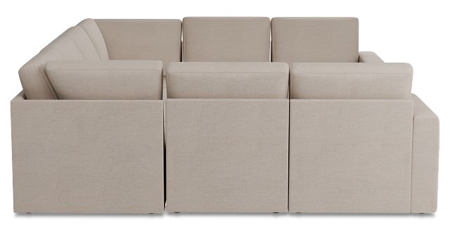 Citymod Beige Fabric 8-piece Modular Sectional