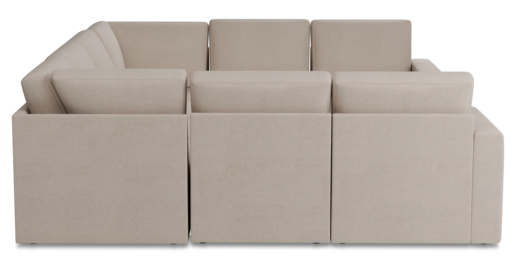 Citymod Beige Fabric 8-piece Modular Sectional