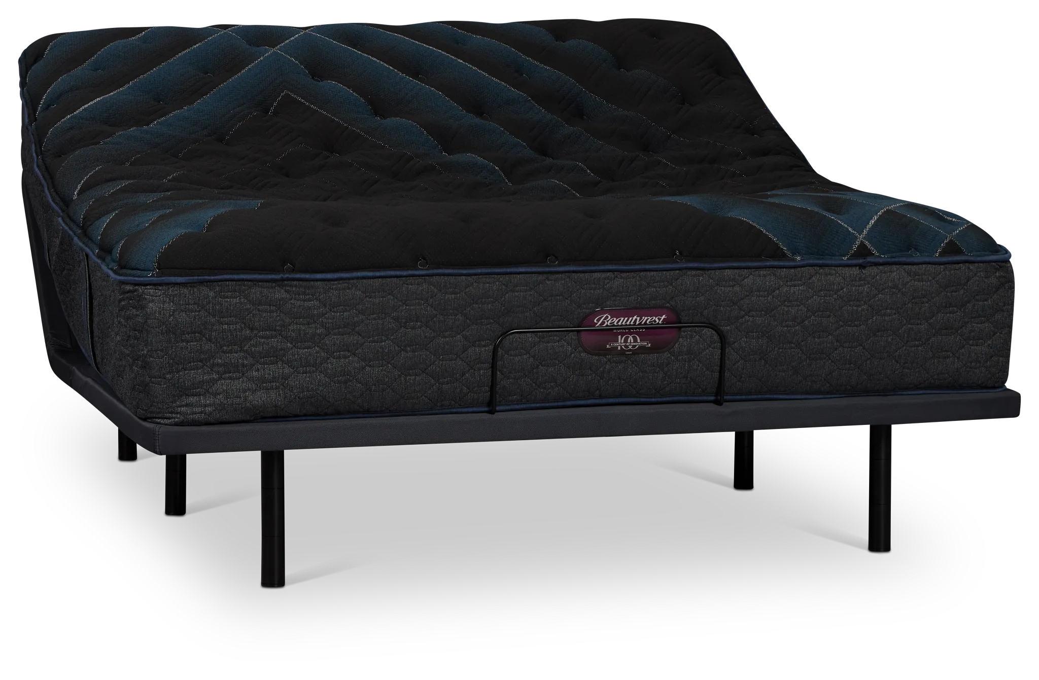 Simmons Beautyrest World Class Level 4 Plush Baselogic Gold Adjustable Base Mattress Set