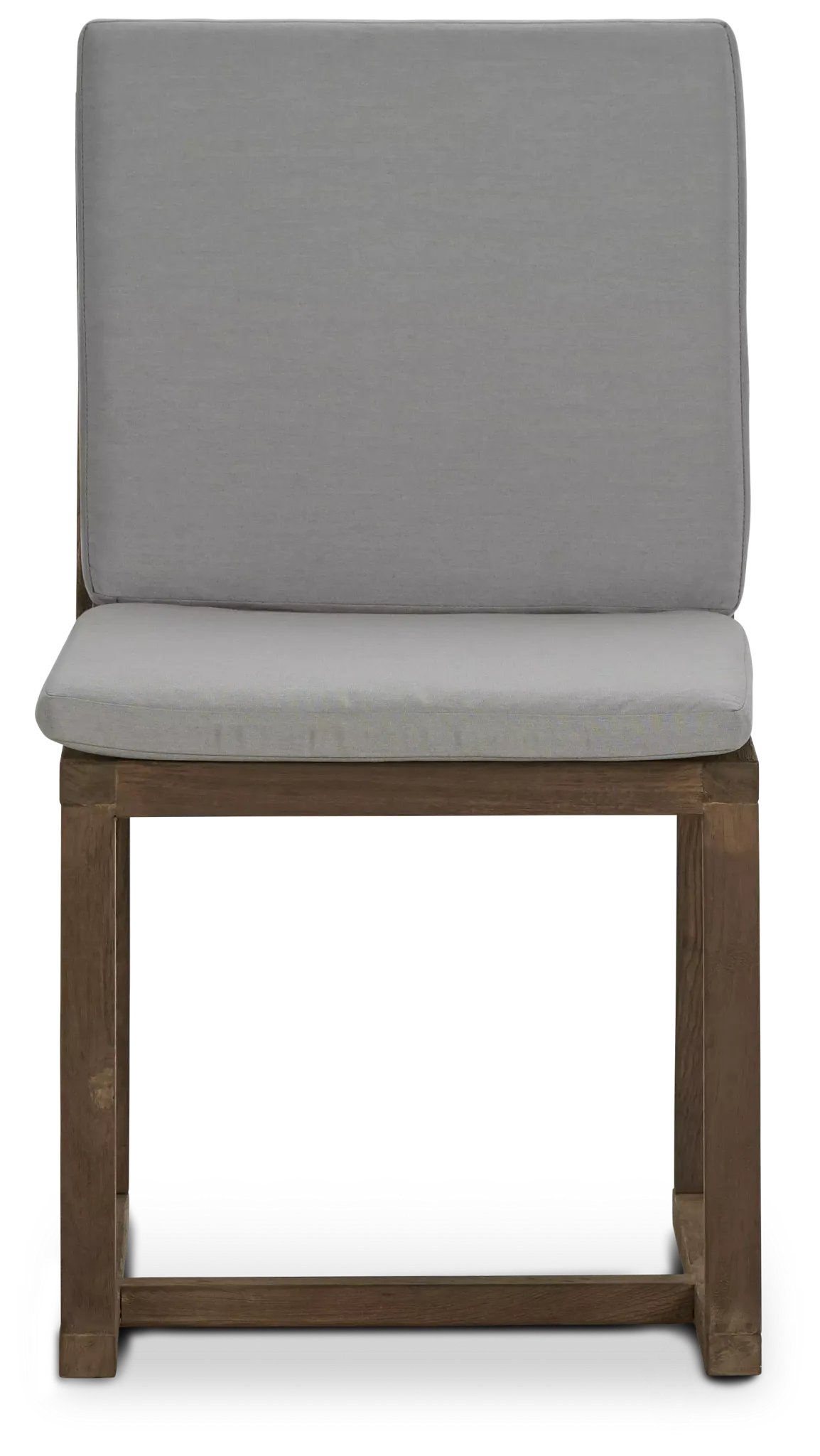 Linear Teak Dk Gray Side Chair