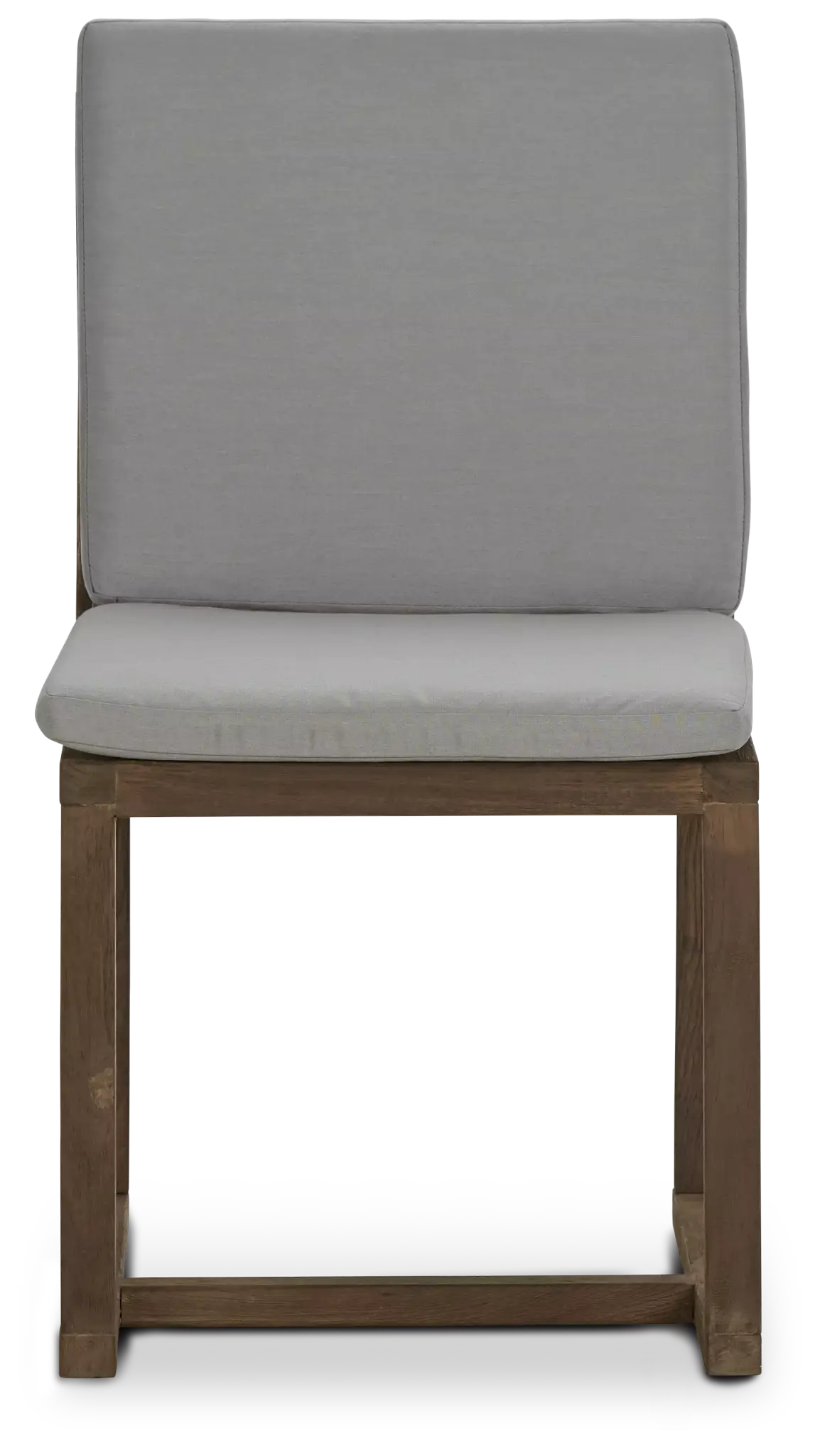 Linear Teak Dk Gray Side Chair Linear Teak Dk Gray Side Chair