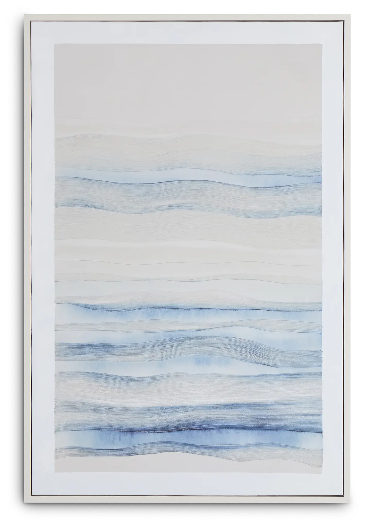 Yonder Blue Framed Canvas Wall Art Yonder Blue Framed Canvas Wall Art