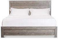 Ollie Gray Panel Bed