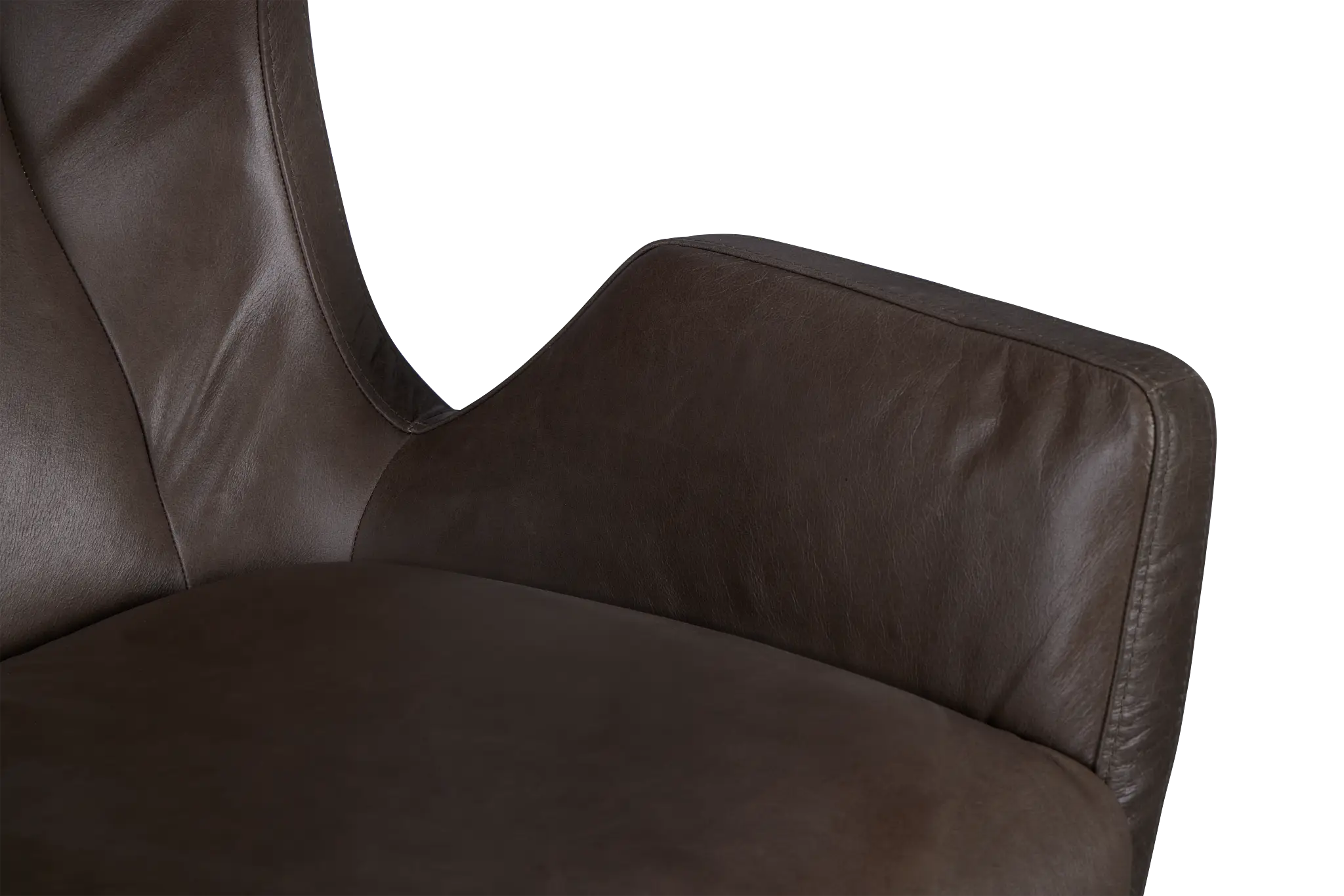 Penn Dark Gray Leather Swivel Accent Chair Penn Dark Gray Leather Swivel Accent Chair