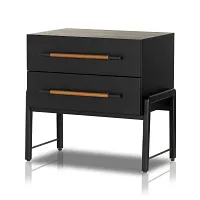 Four Hands Rosedale Black Nightstand