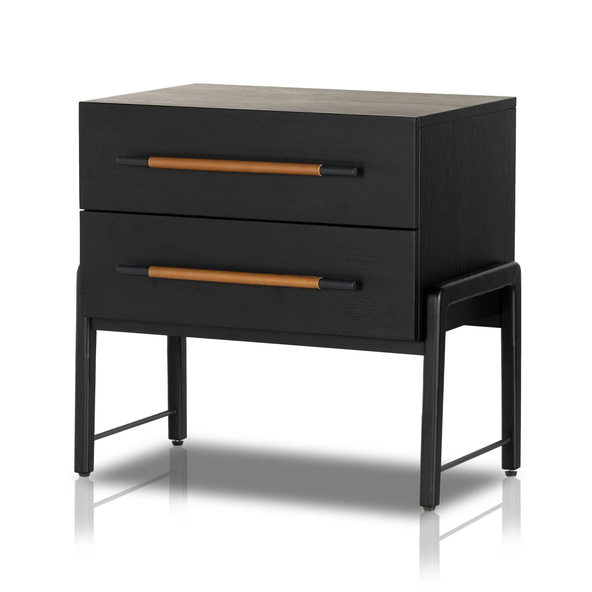 Four Hands Rosedale Black Nightstand Four Hands Rosedale Black Nightstand