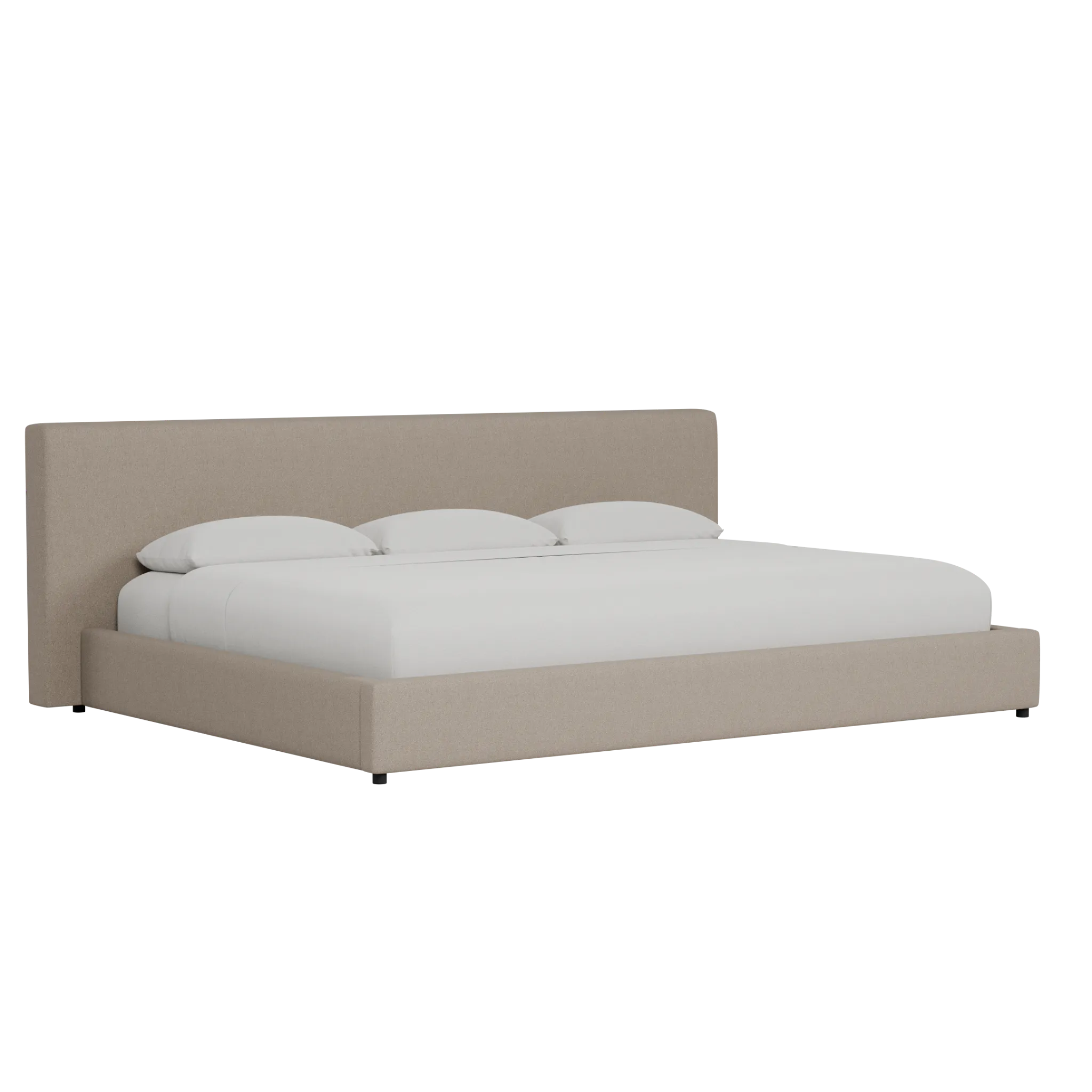 Grayton Elite Brown 44" Upholstered Platform Bed