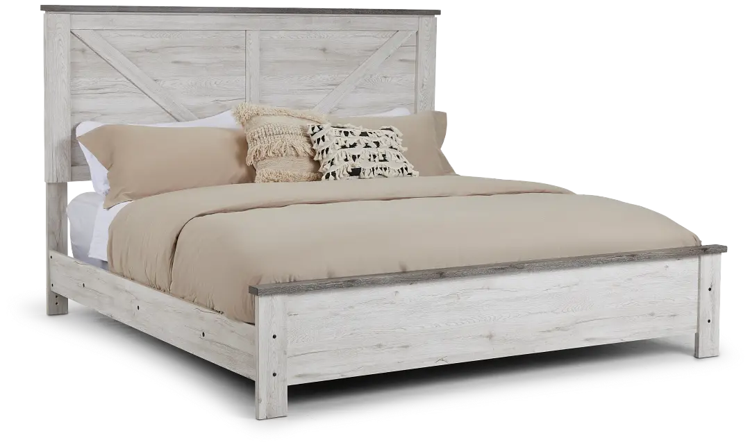 Blueridge Two-tone Panel Bed Blueridge Two-tone Panel Bed