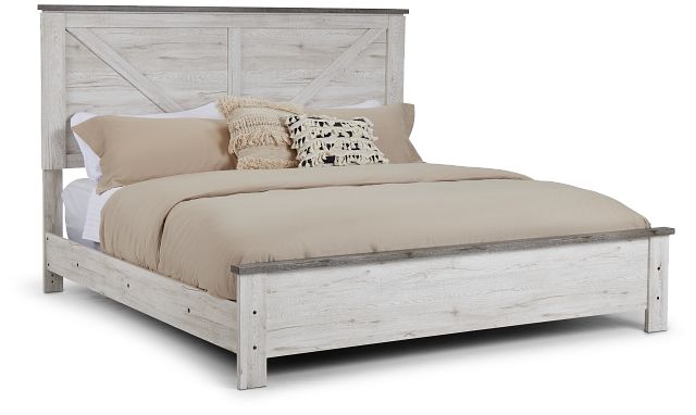 Blueridge Two-tone Panel Bed (2)