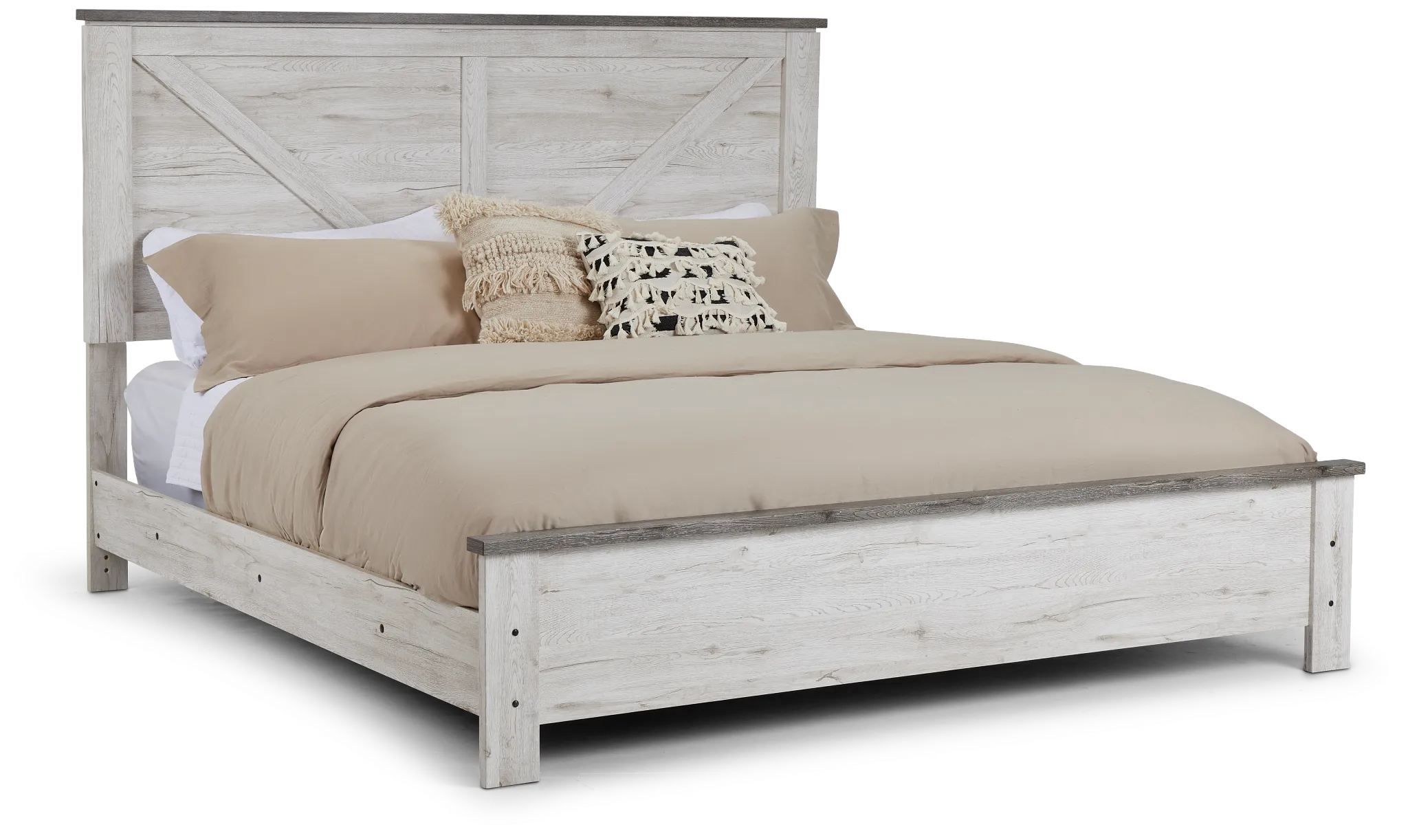 Blueridge Two-tone Panel Bed