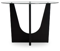 Oxford Glass Round High Dining Table
