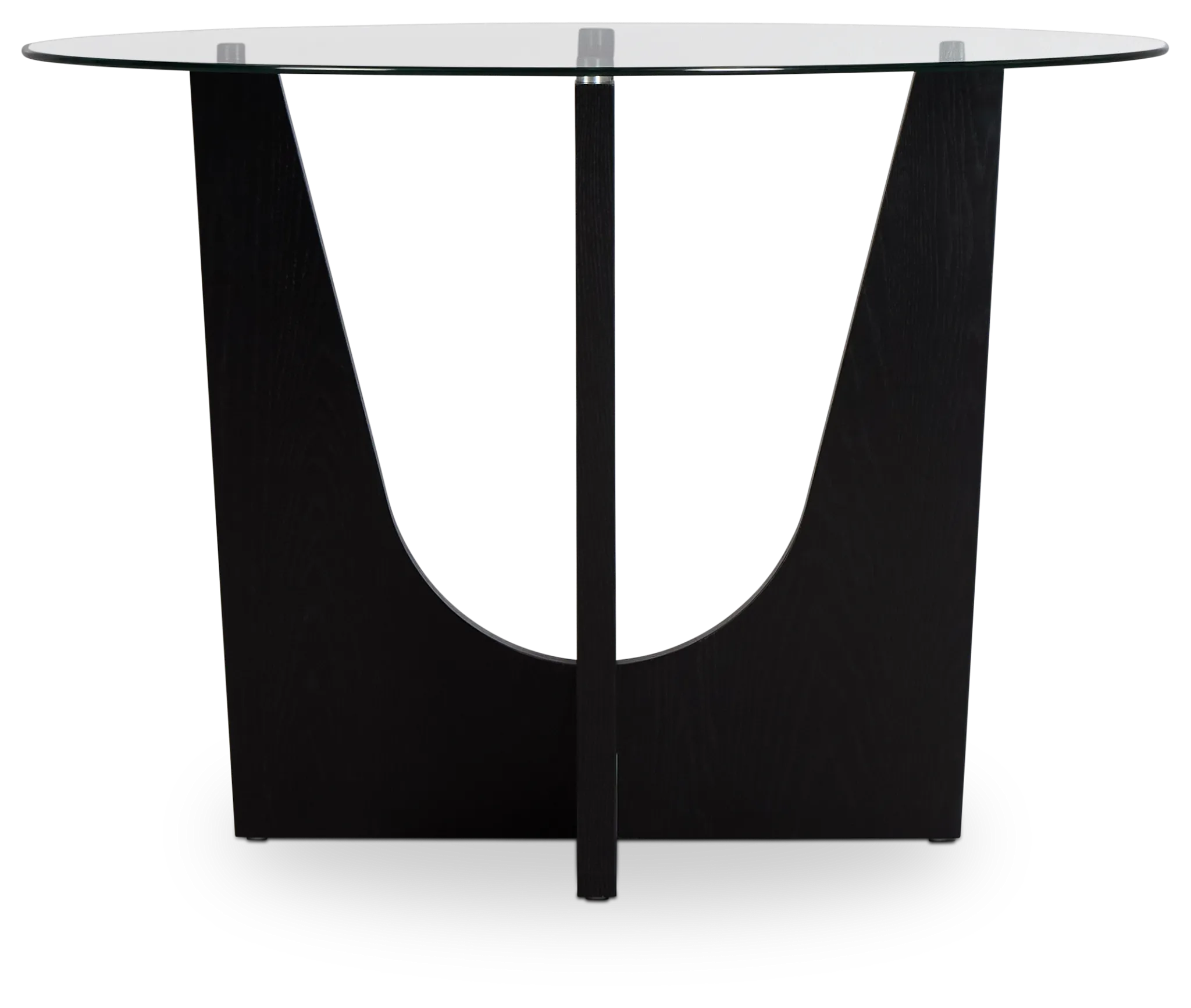 Oxford Glass Round High Dining Table