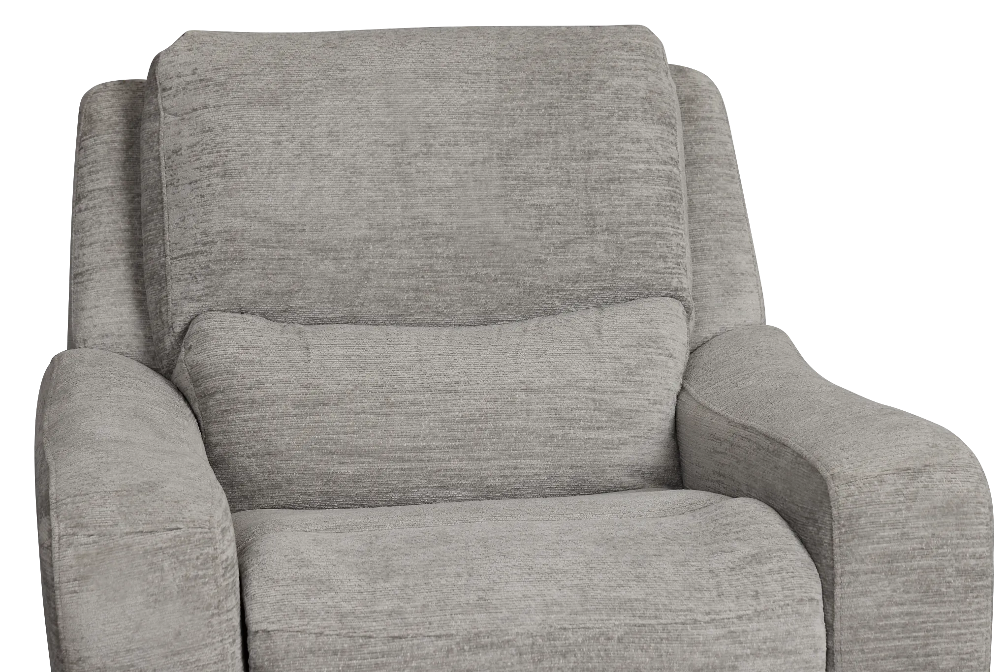 Bennett Gray Fabric Power Recliner