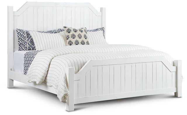 Elmhurst White Panel Bed (2)